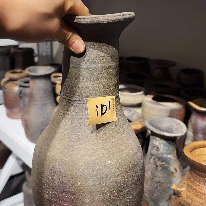 备前烧作品大花器款