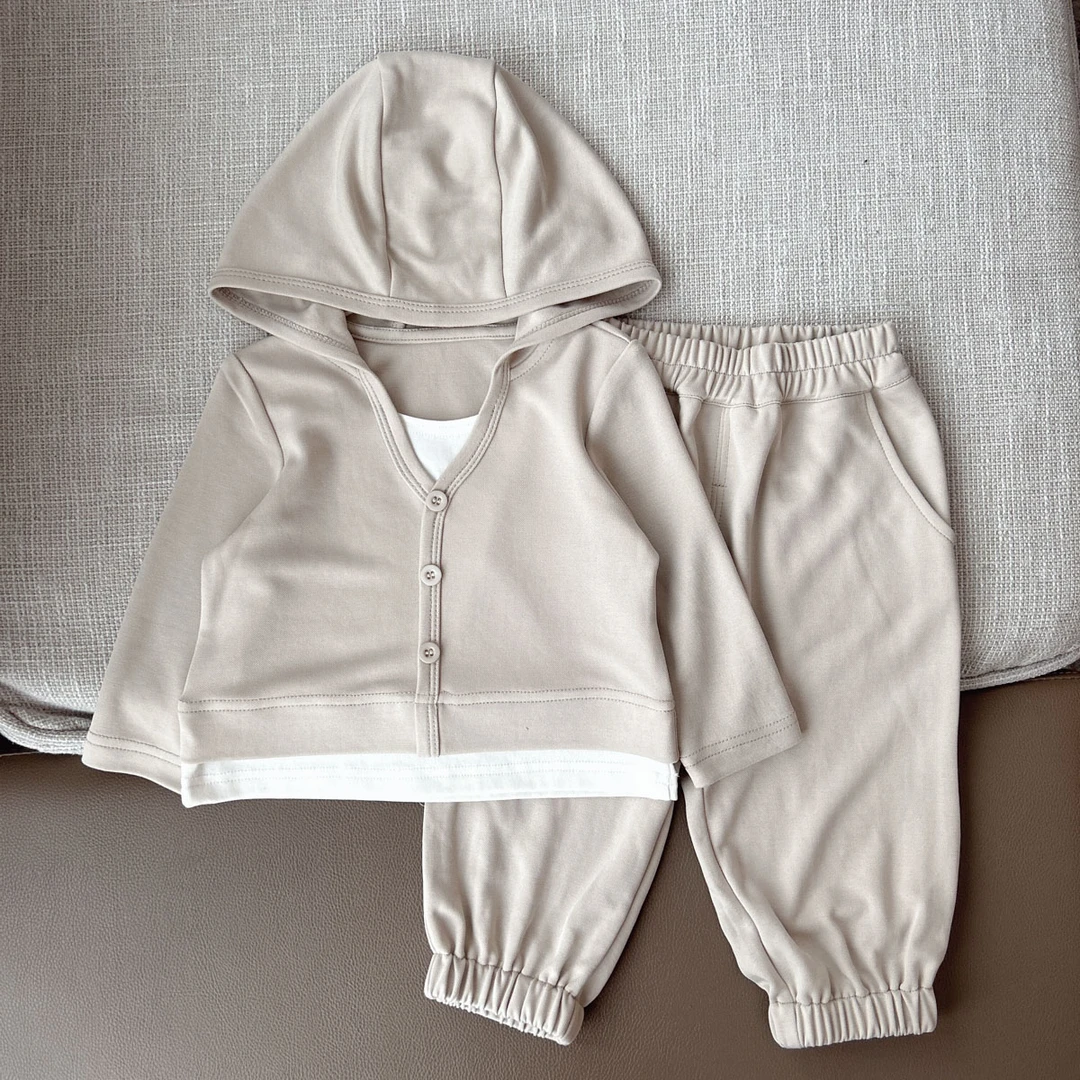 【雅赛尔假两件套装  小洛妈咪】婴儿装男女童春季新品宝宝B28