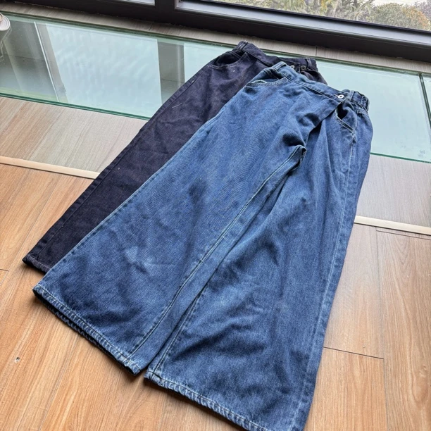 【美琪元选】日单 女士纽扣可调节女士棉质牛仔裤