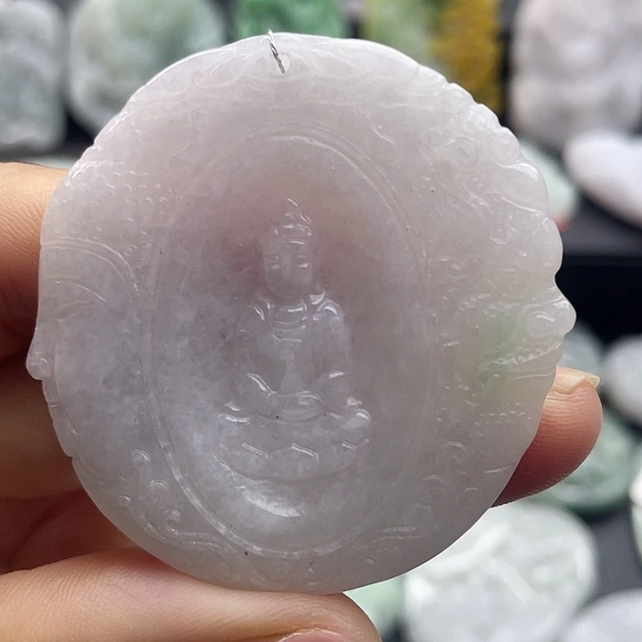 翡翠未镶嵌颈饰天然翡翠