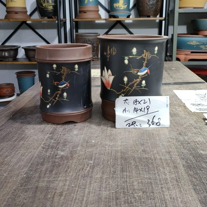 紫砂花盆紫砂花盆