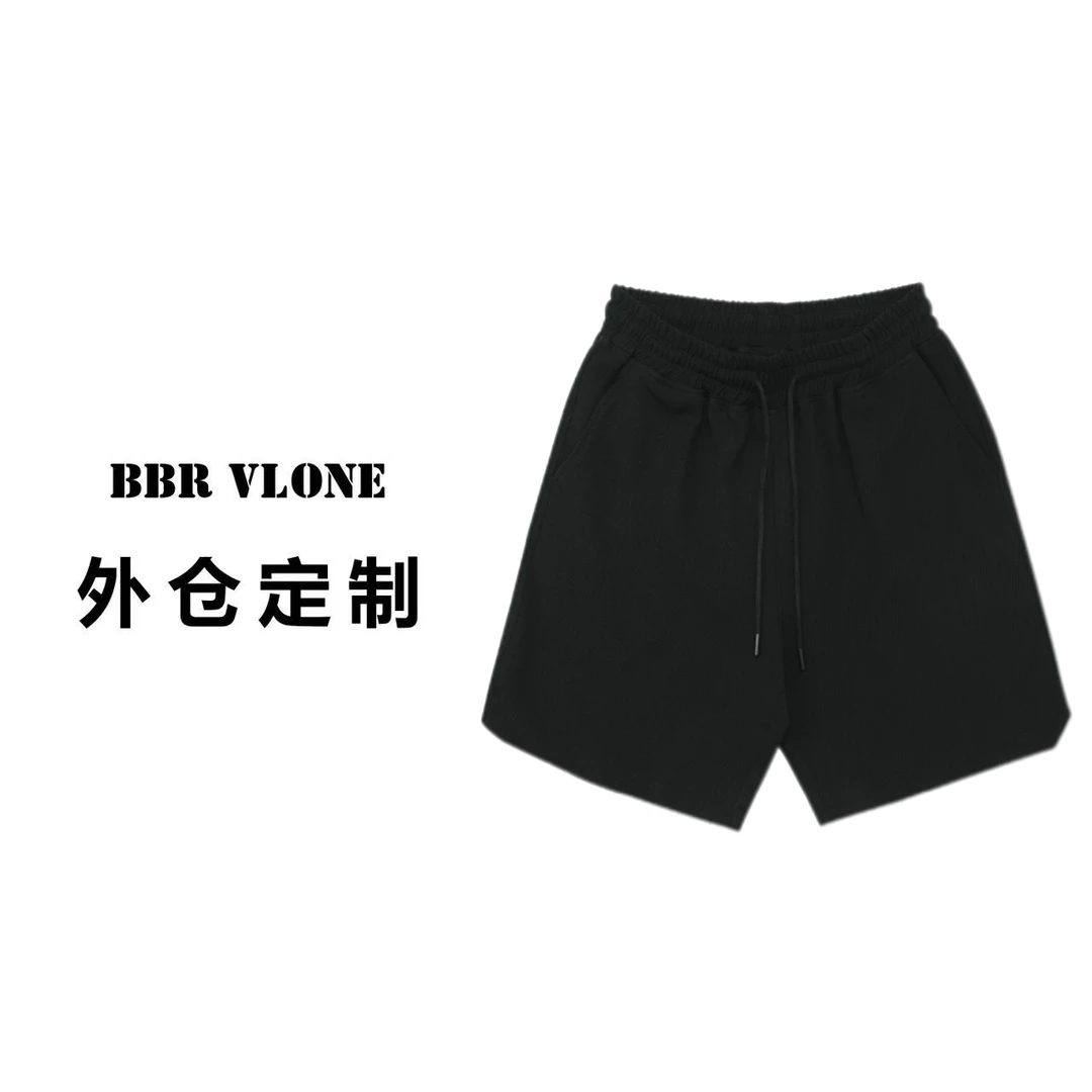 【4号链接-恶魔眼】小众设计师款时尚条纹重磅宽松男短裤-c008