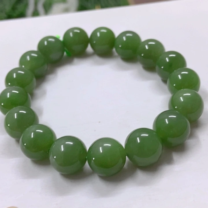 【闪购商品】手串未镶嵌和田玉（碧玉）11