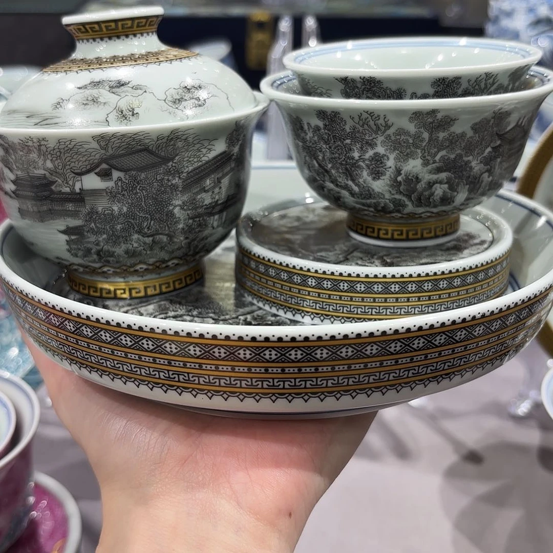 瓷片景德镇瓷器艺术半手