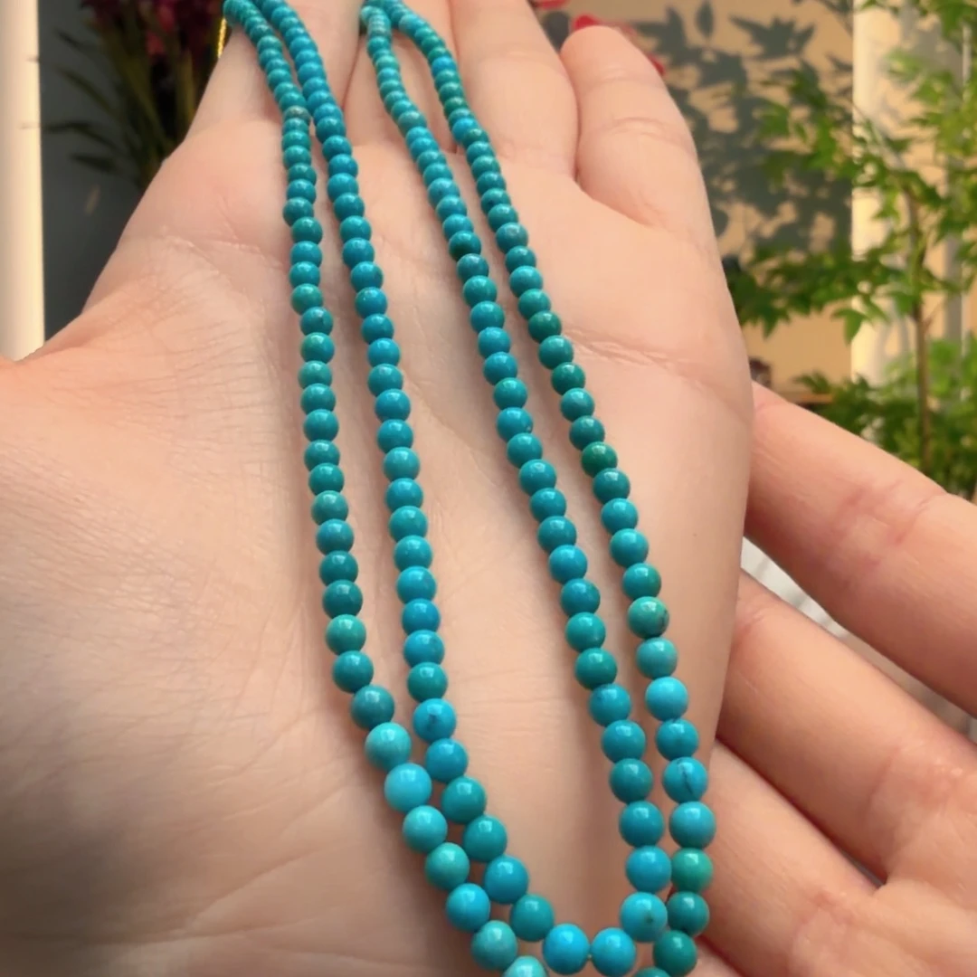 绿松石未镶嵌颈饰