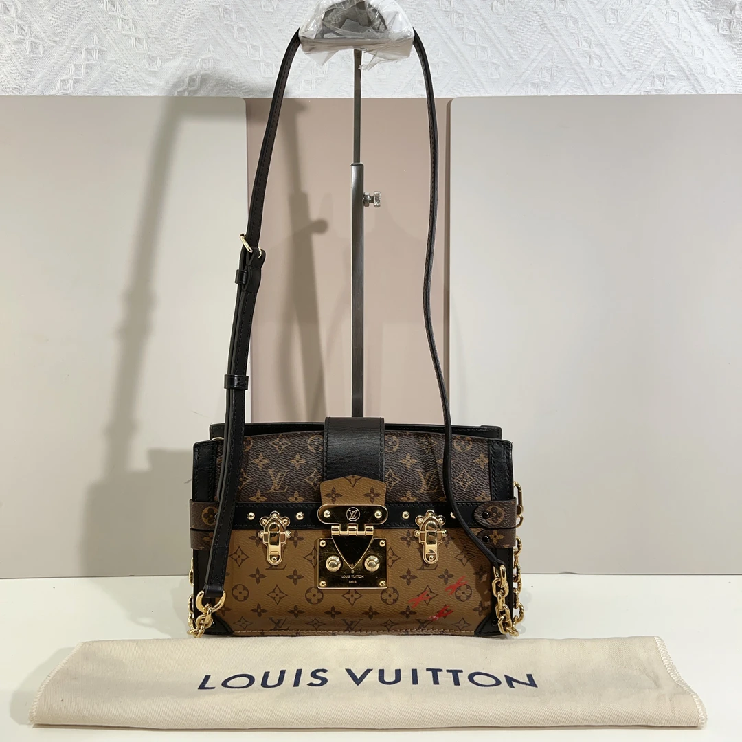 95新 LouisVuitton/路易威登 路易威登Trunk Clutch 斜挎包cj6043