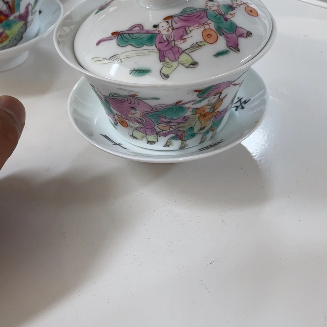 手绘陶瓷作品欣赏仿古