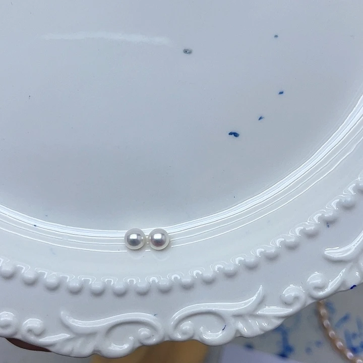 淡水珍珠耳饰银S925镶嵌留****说