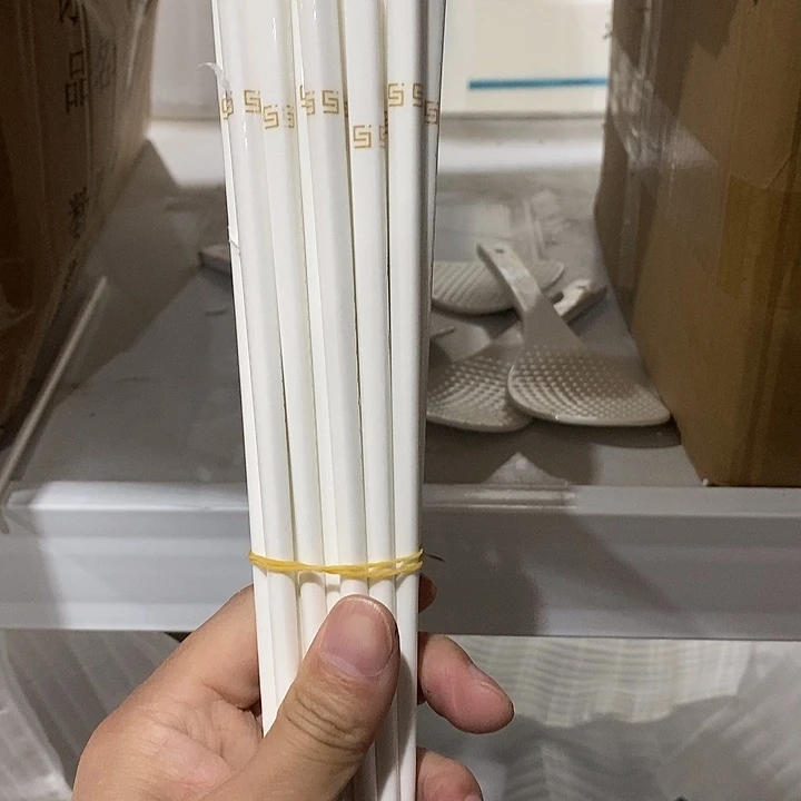 骨瓷景德镇骨质瓷回纹金筷子10双