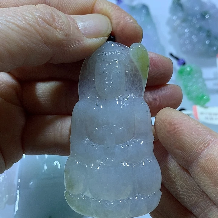 翡翠未镶嵌颈饰天然翡翠A货吊坠