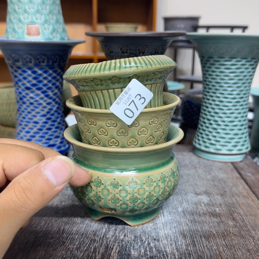 ****米手工花盆 073 内口口径 6.5cm