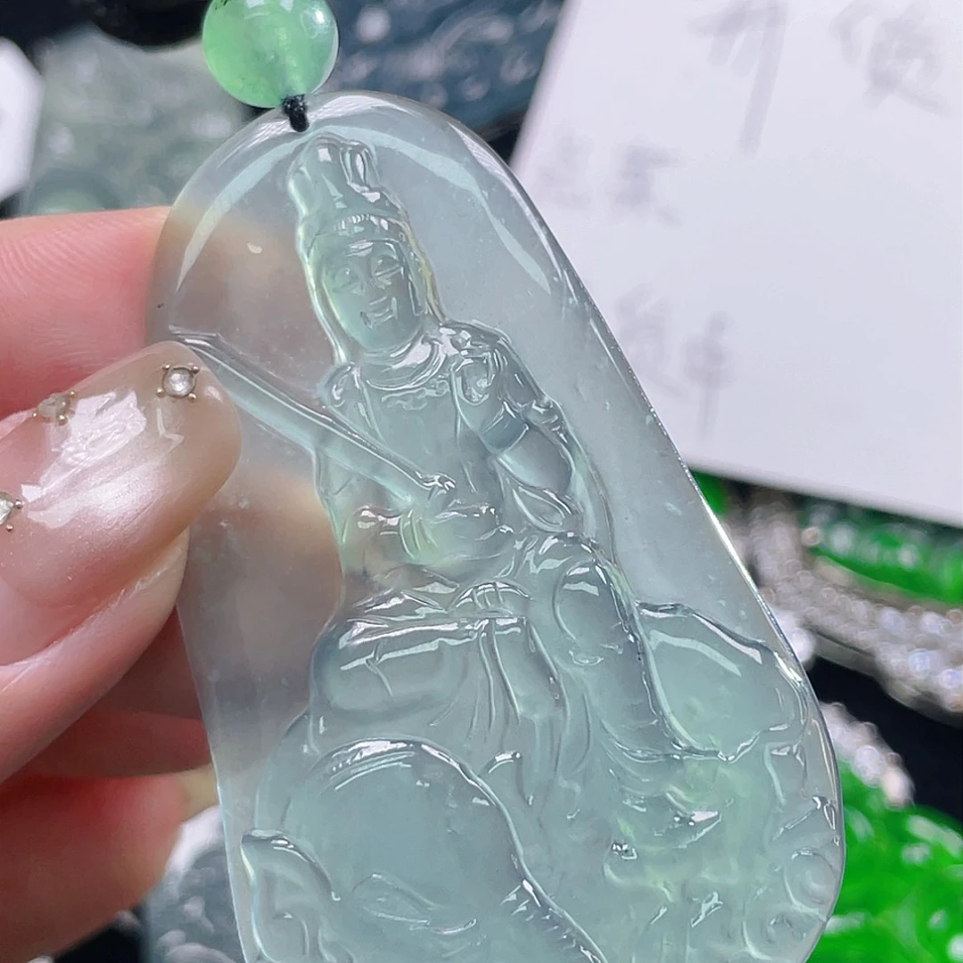 翡翠未镶嵌颈饰6，