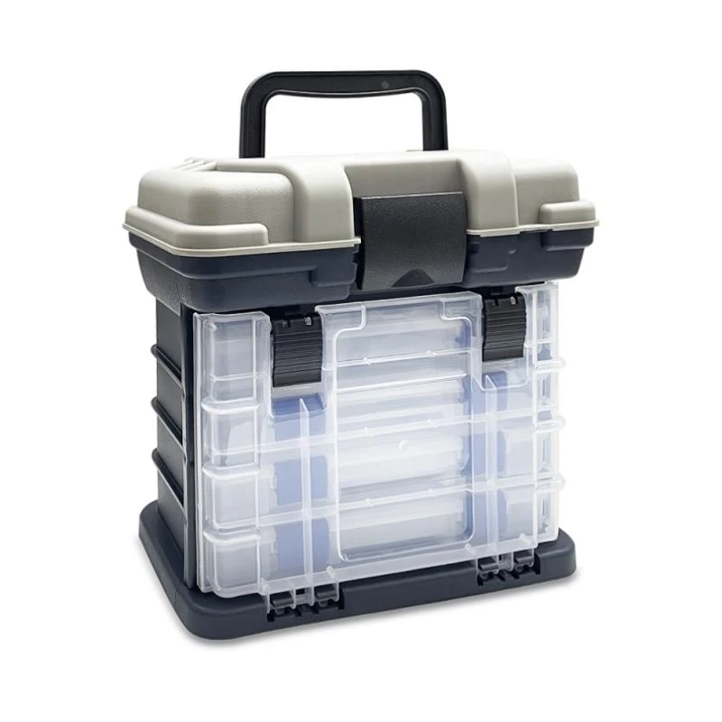 路亚箱多功能5层手提收纳箱海钓船大容量箱收纳盒渔具钓鱼收纳箱