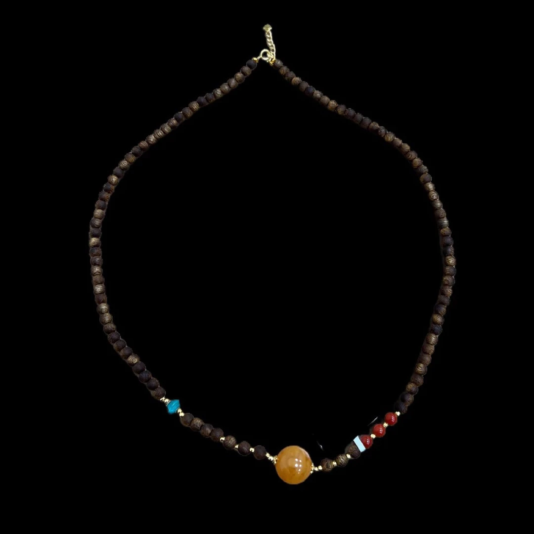 4959蜜蜡项链孤品