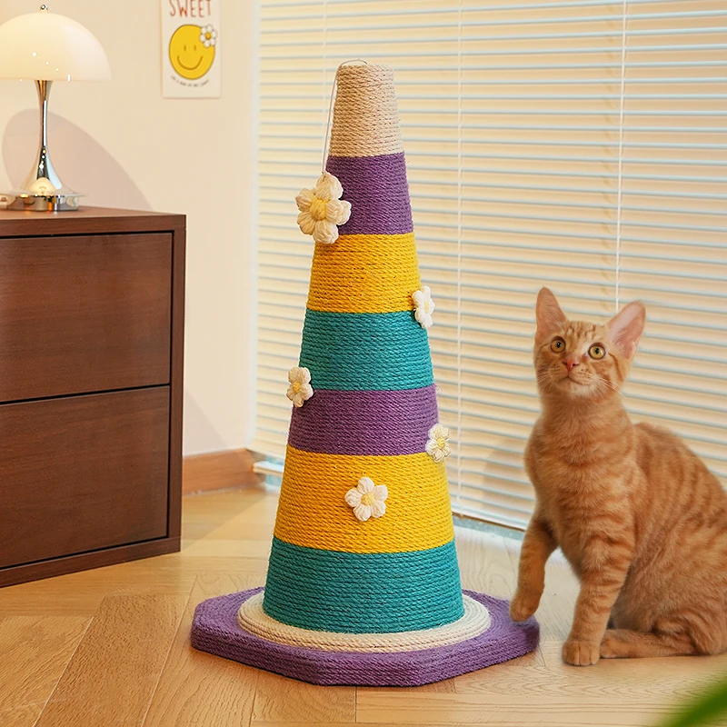 喵仙儿剑麻多彩猫抓柱耐抓不易掉屑立式猫爪板磨爪自嗨猫咪玩具