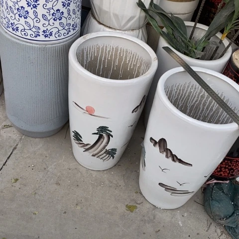 高腰锥形群山绘大号