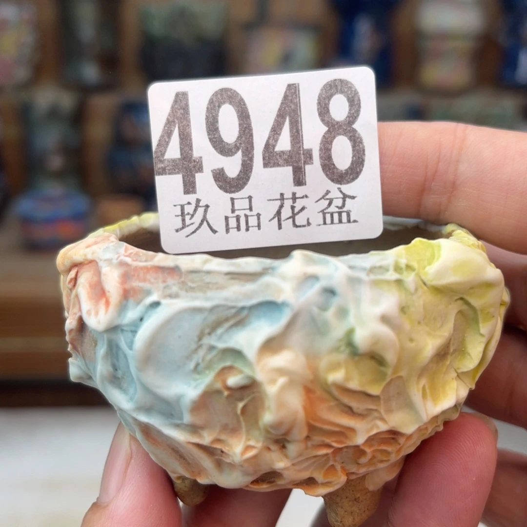 景德镇陶瓷手工花盆默认瑕疵