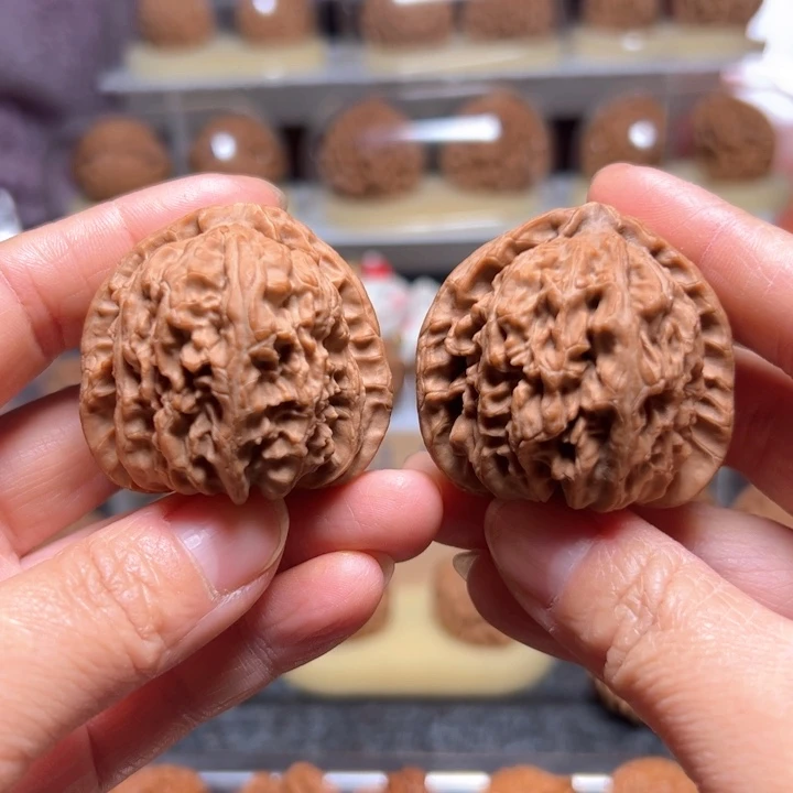 把件文玩核桃白狮子43