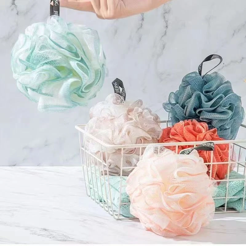 【3个装】高档浴花柔软耐用可爱搓背起泡沐浴超柔起沫绵密洗浴澡球