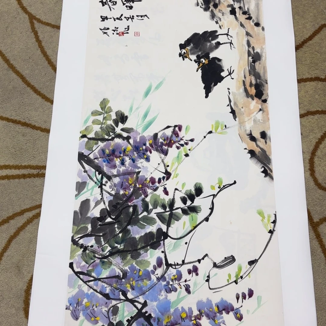国画国画老师作品刘