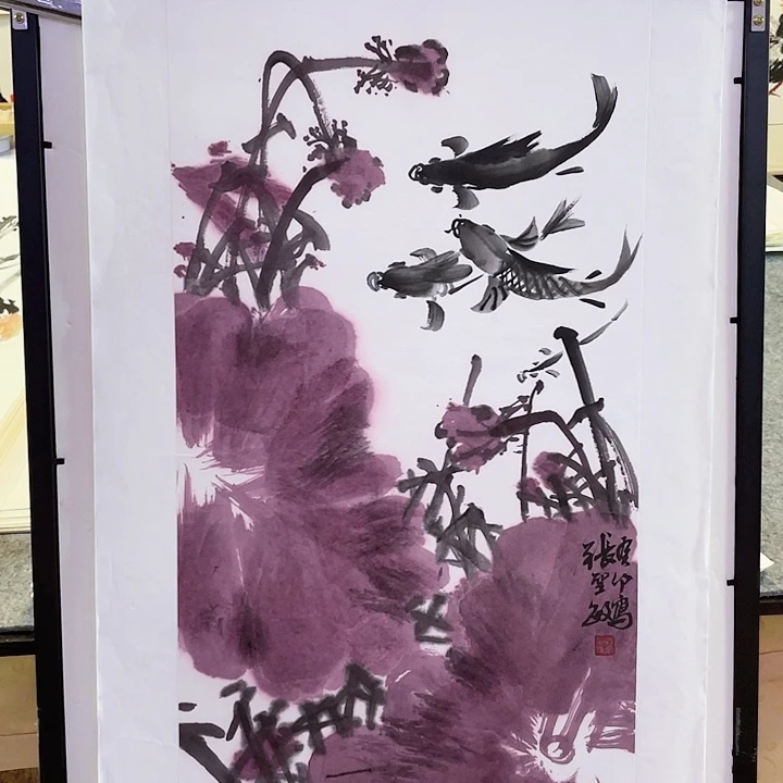 国画张圣敏先生纯手绘作品