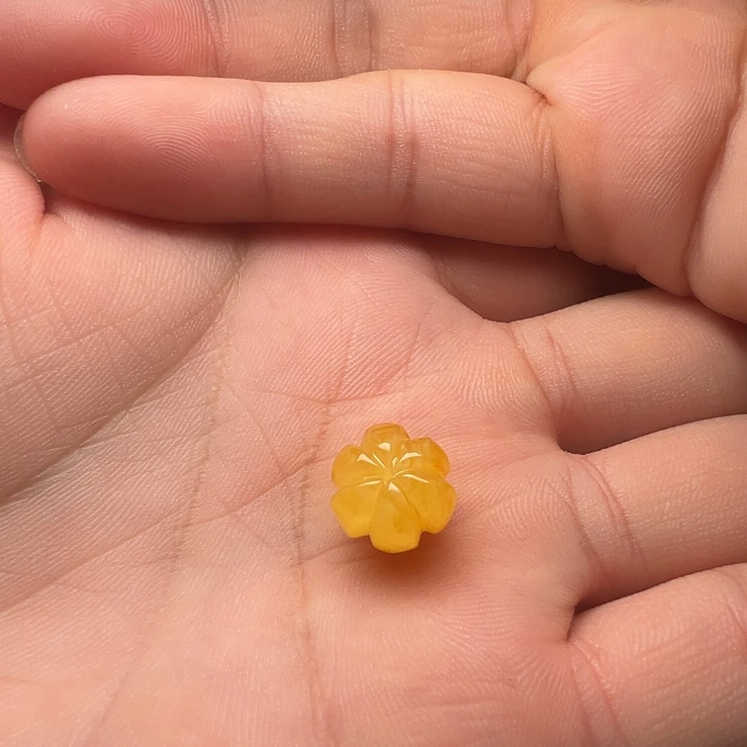 蜜蜡未镶嵌颈饰南瓜珠提溜