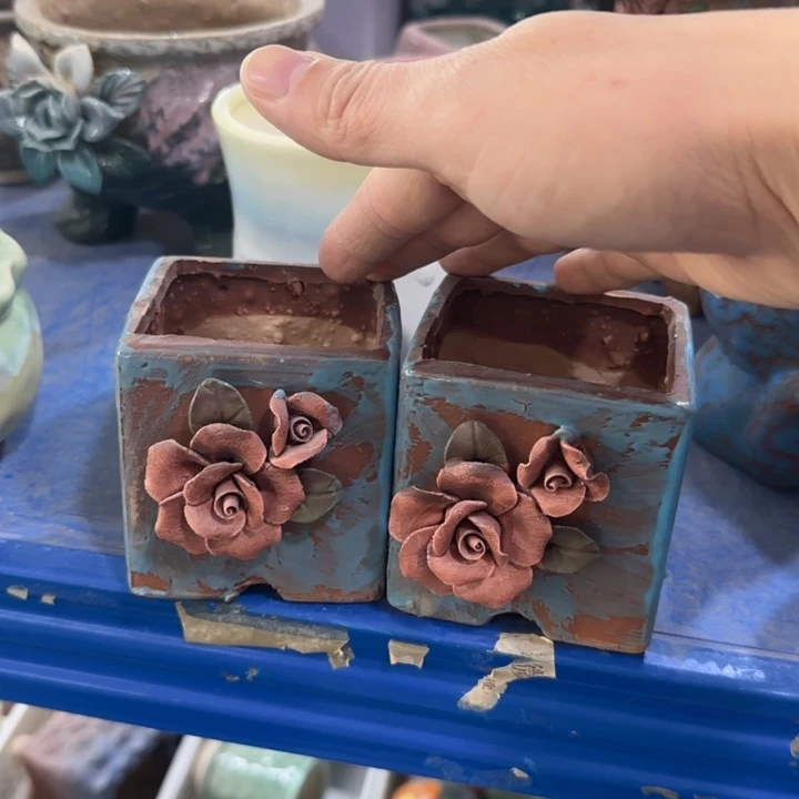 陶瓷多肉小花盆@@72