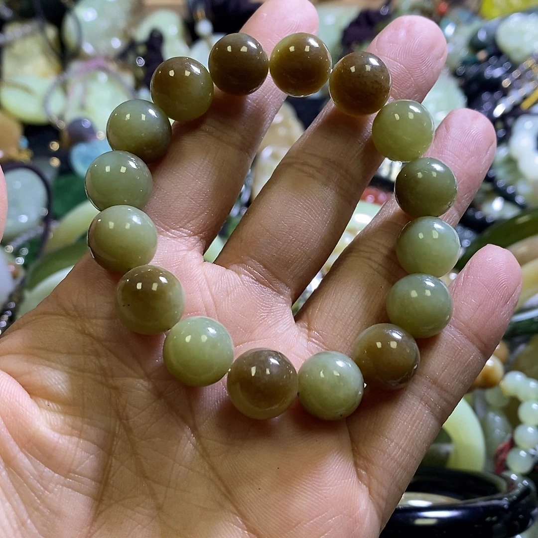 和田玉未镶嵌手链