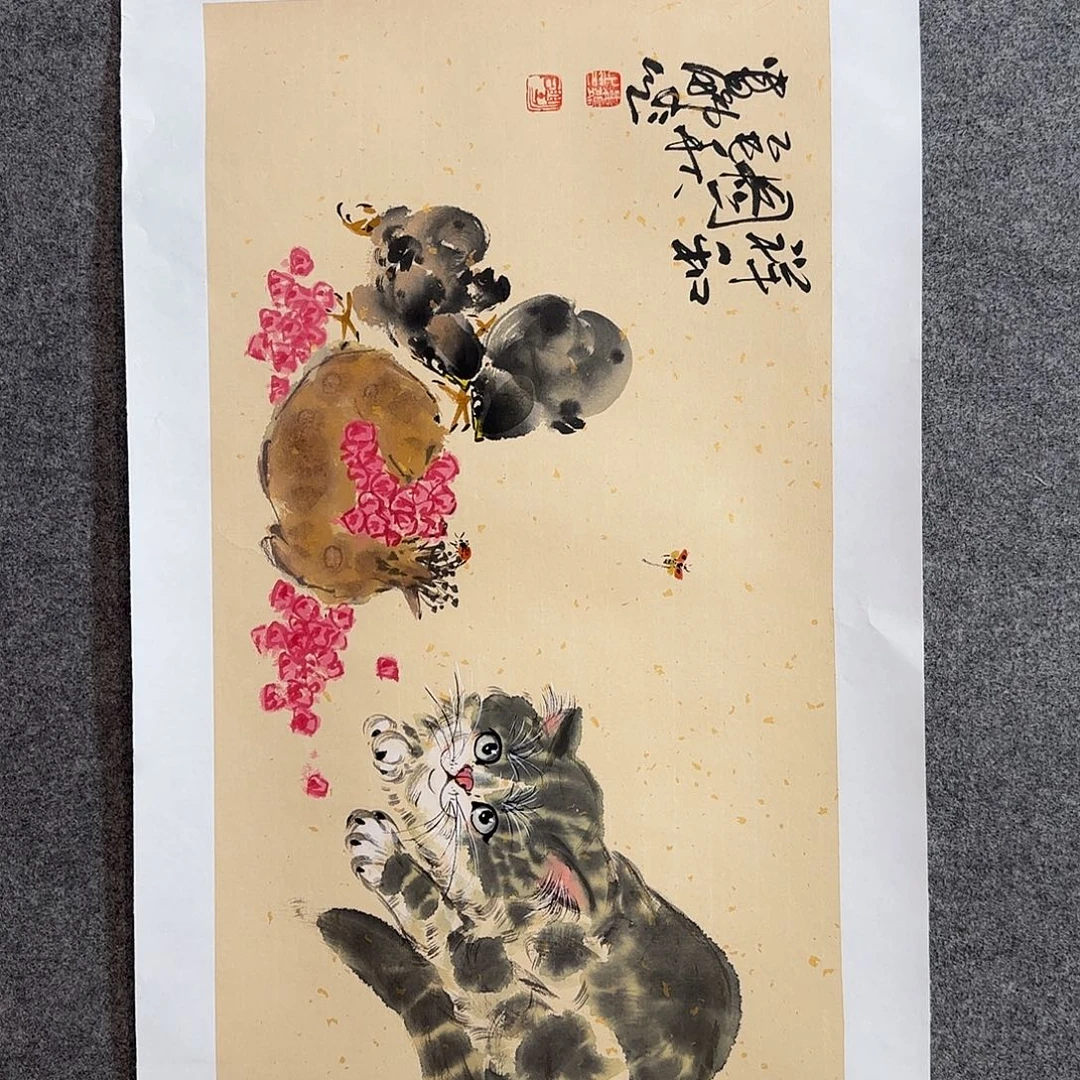 国画zz娄鹏手绘作品