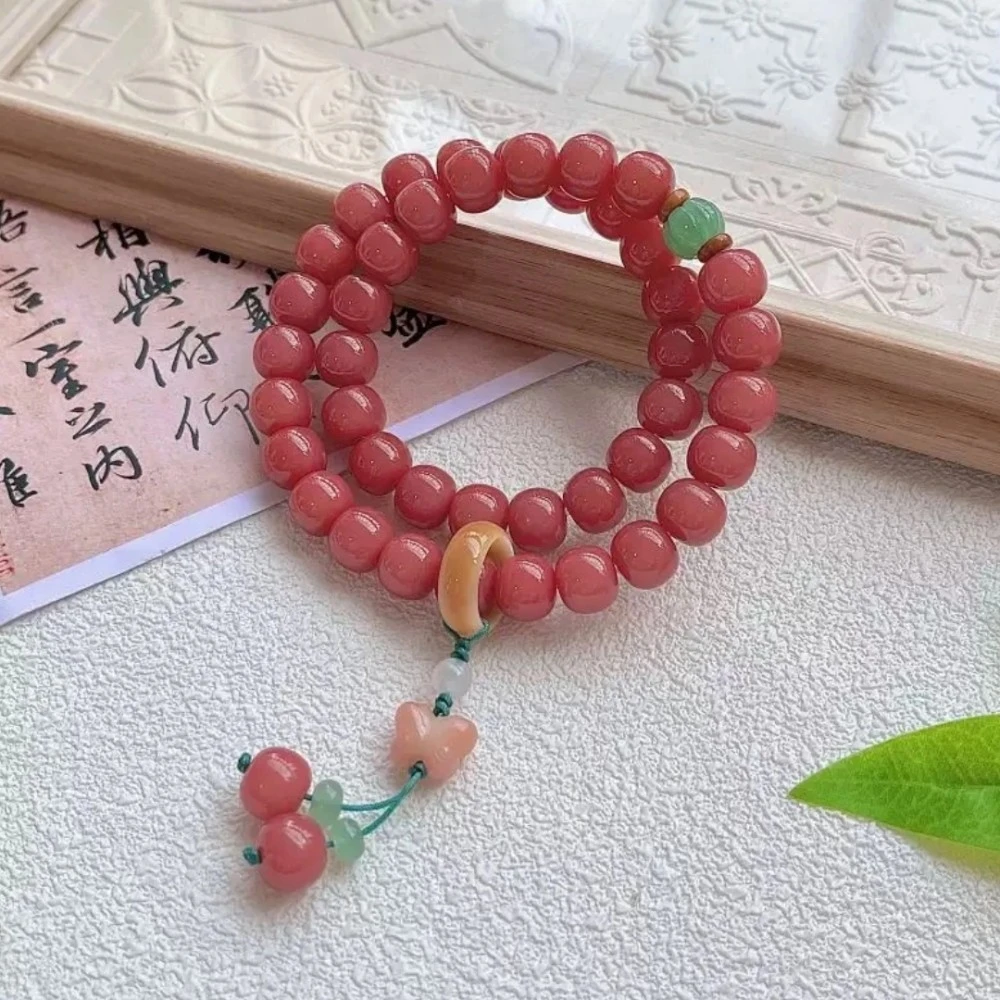 粉玉菩提双圈-无礼盒-32385楠