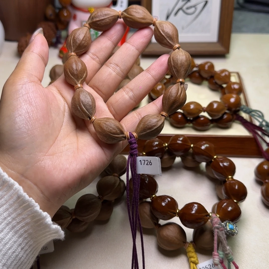 兰***博橄榄核手串/手链梅林铁核1726