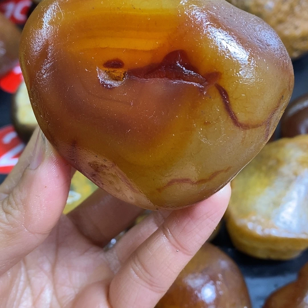 玛瑙/玉髓未镶嵌手把件