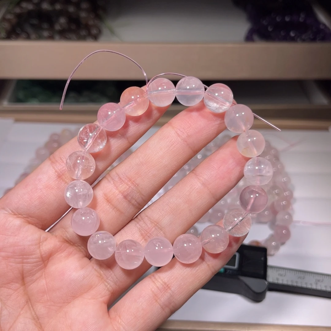 手链水晶未镶嵌粉水晶019