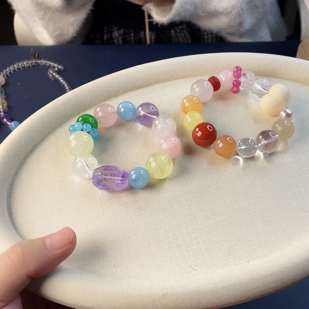 银S925镶嵌水晶手链