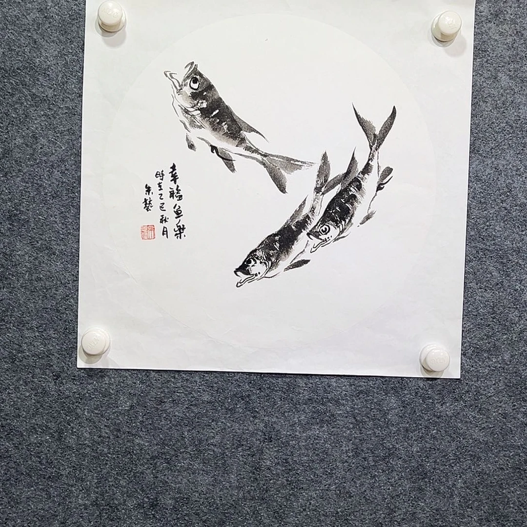 国画纯手绘系列画心