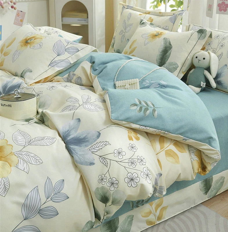 【断码清货】秋冬加厚床上用品斜纹四件套床单被套单双人4件套