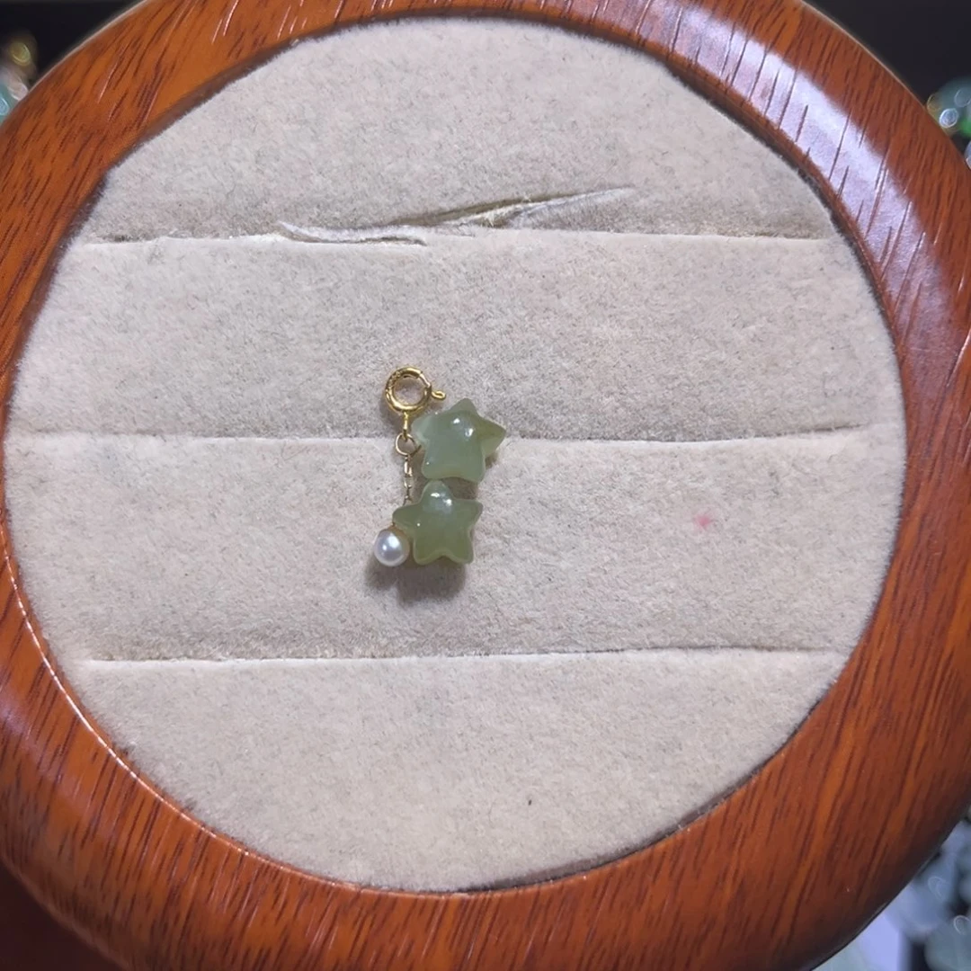 定制翡翠18K金镶嵌