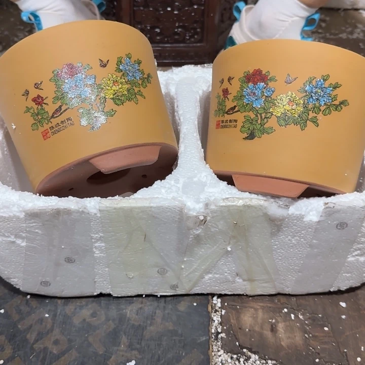 紫砂花盆口径15.7口径