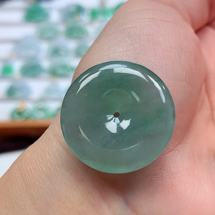 翡翠未镶嵌吊坠(不含链)27.5-5.7