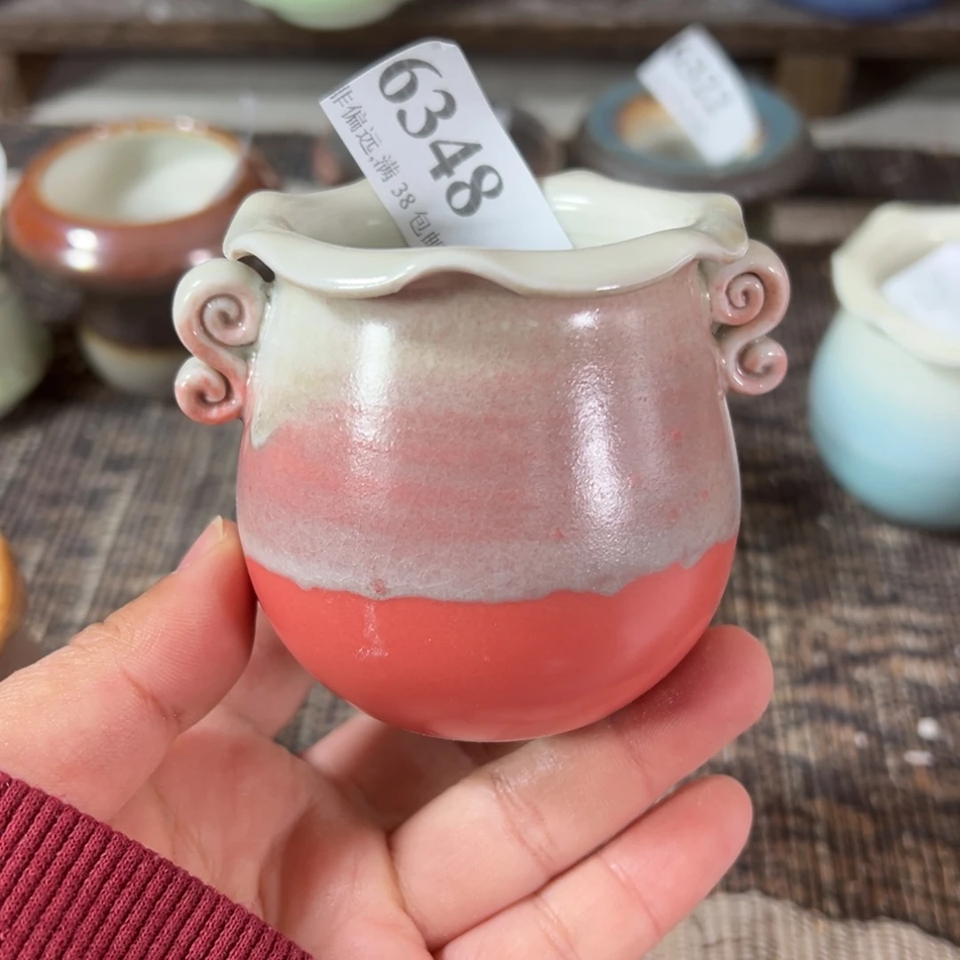 陶瓷景德镇手工花盆