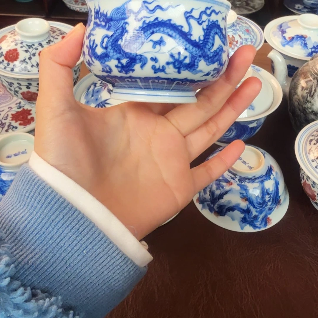 景德镇陶瓷手绘作品