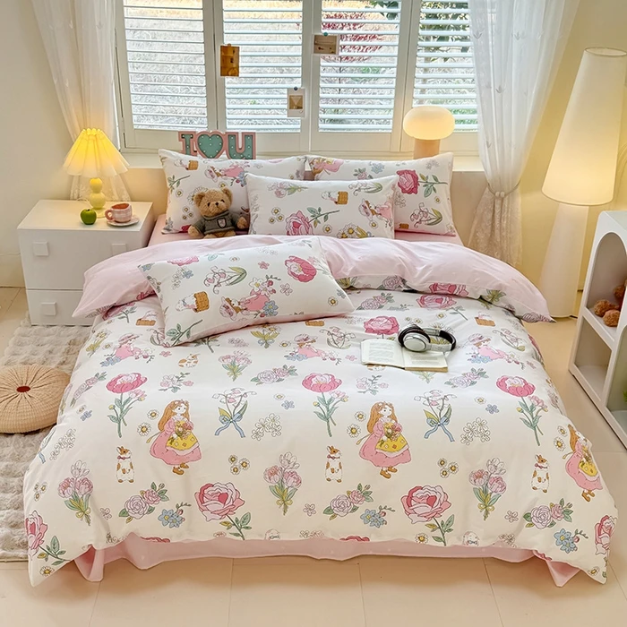 2025新款纯棉单件被套100％全棉被罩家纺床上用品学生宿舍单双人