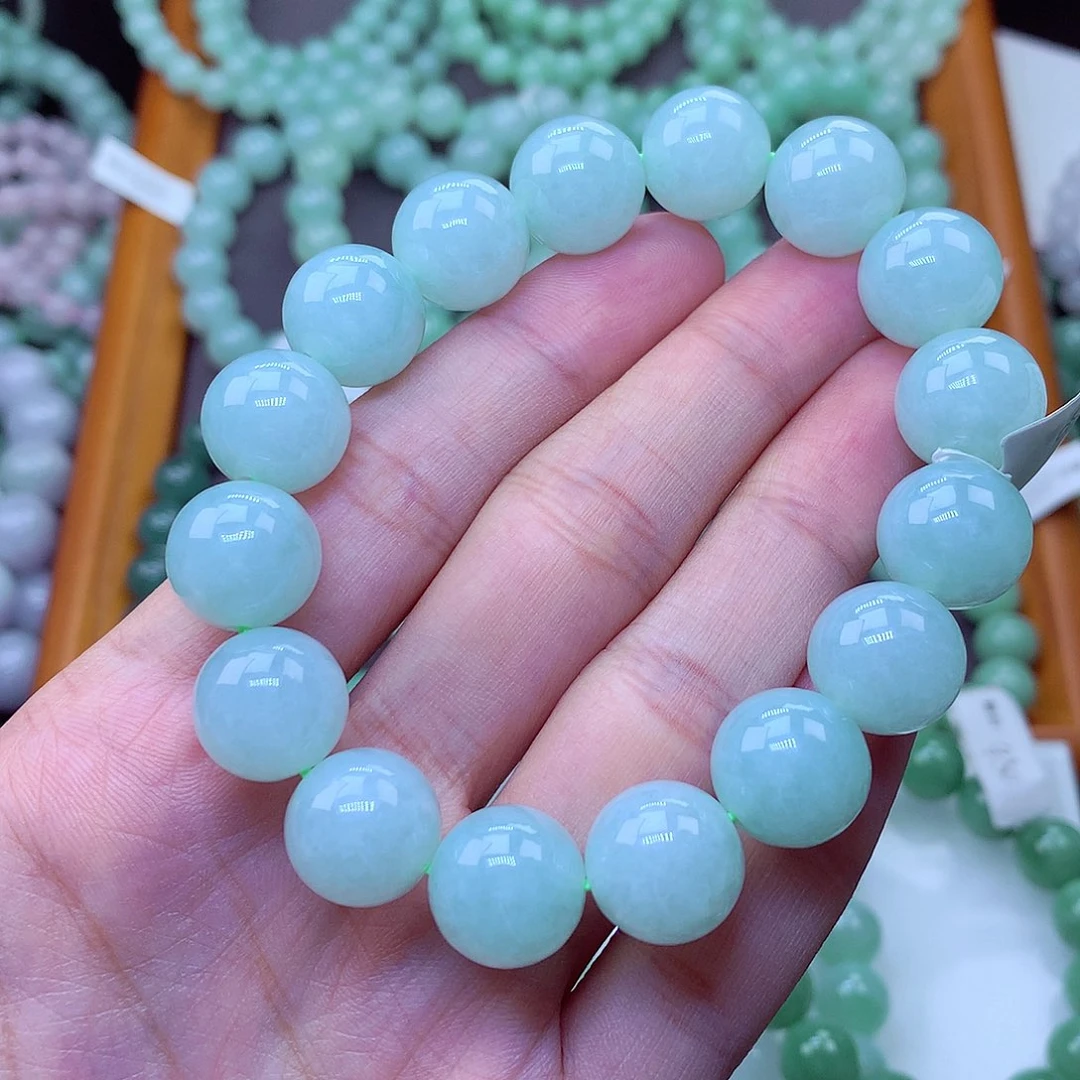 翡翠未镶嵌毛衣链