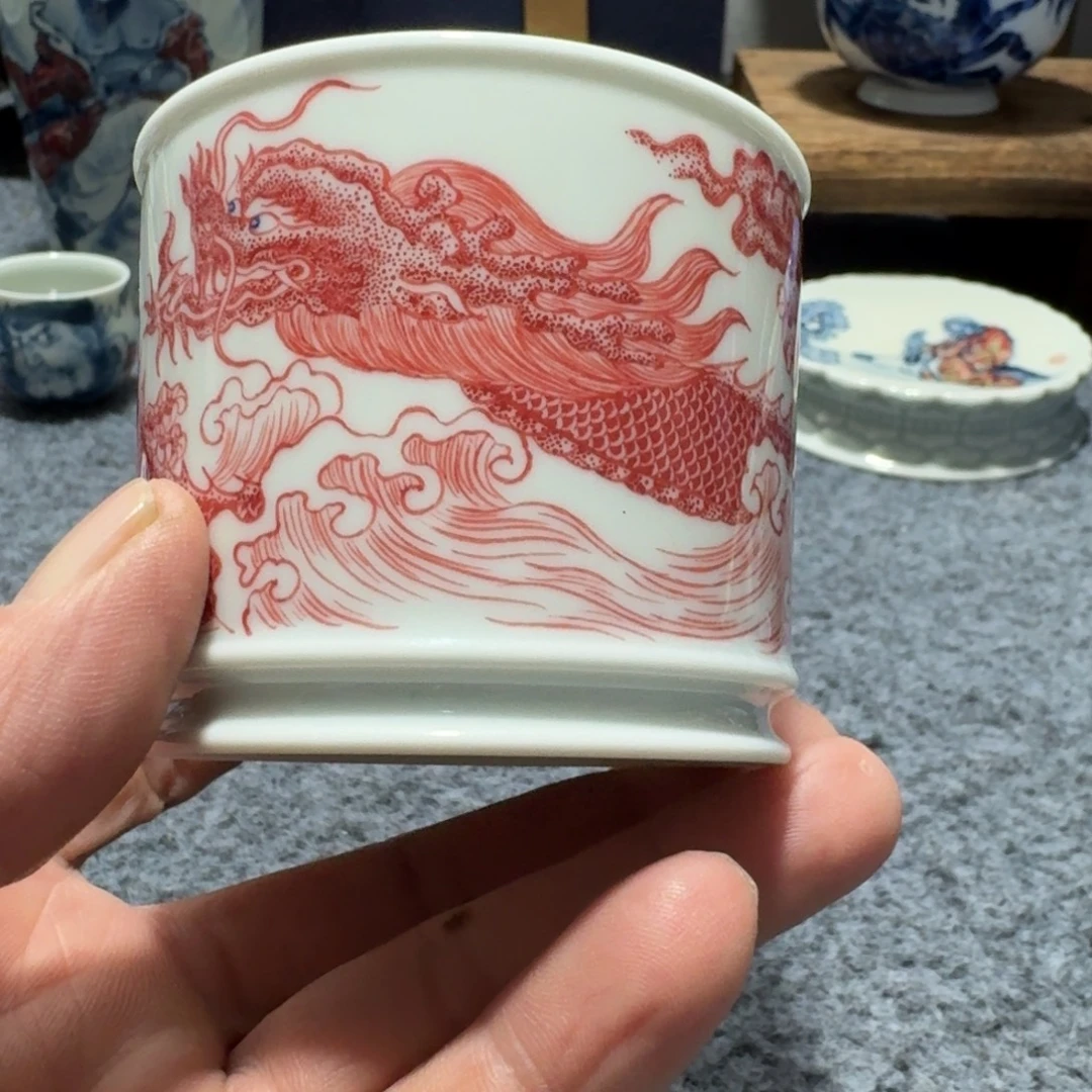 相***喻现代景德镇陶瓷手绘茶具