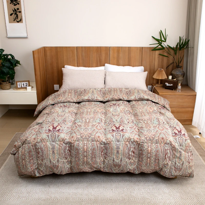 天竺良品彼得堡鹅绒被充绒冬被 直播