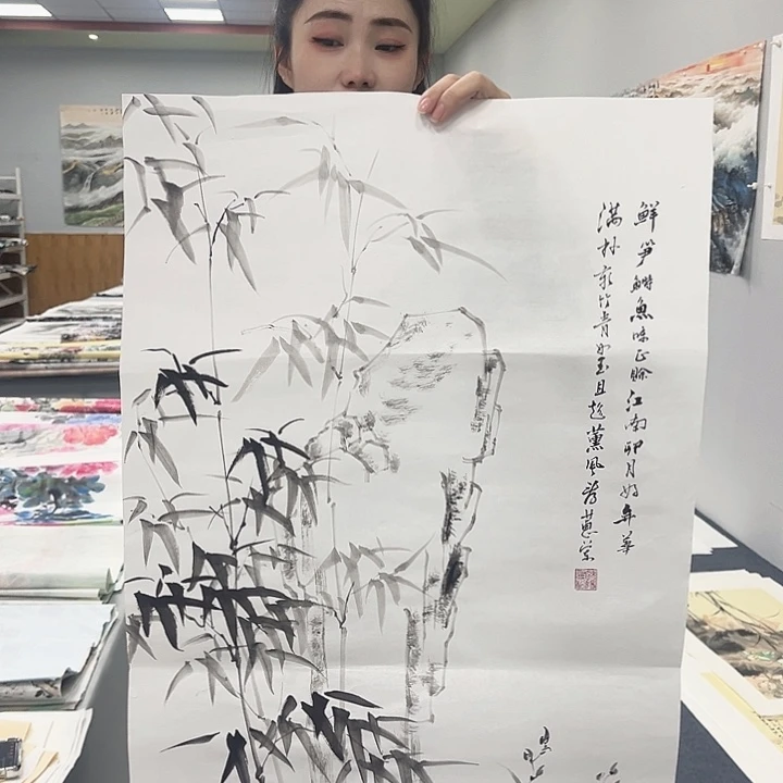 国画国画纯手绘作品