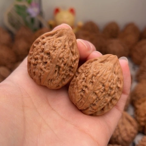 吊坠文玩核桃秦岭鸡心全品31