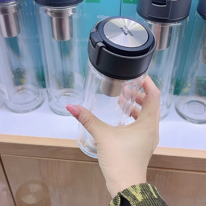 万象品牌双层玻璃杯V261-370杯套