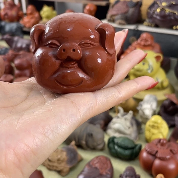 紫砂茶宠紫砂福猪