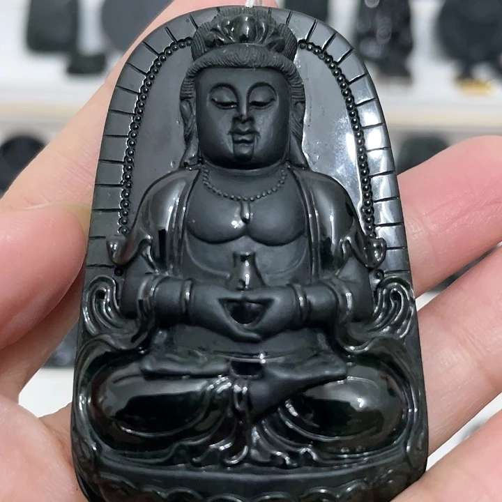 翡翠未镶嵌吊坠(不含链)观音